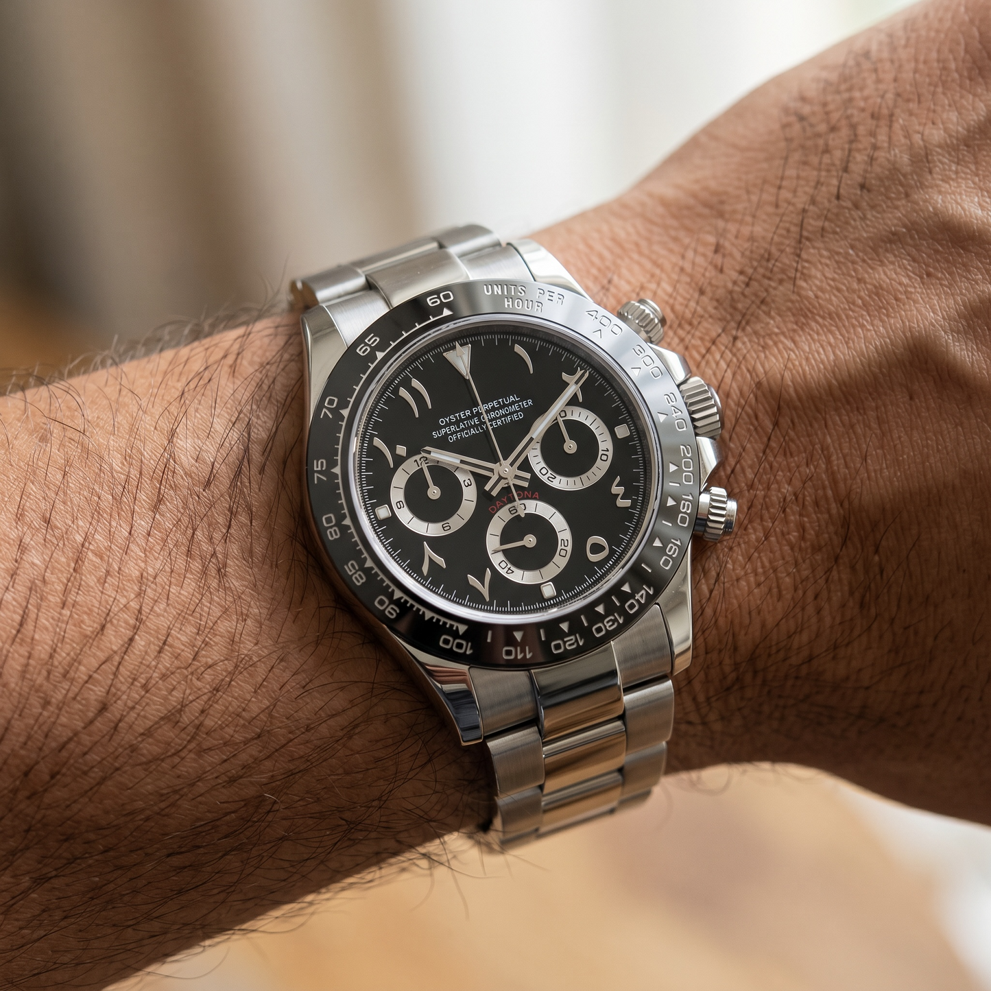 Daytona Black Arabic Dial