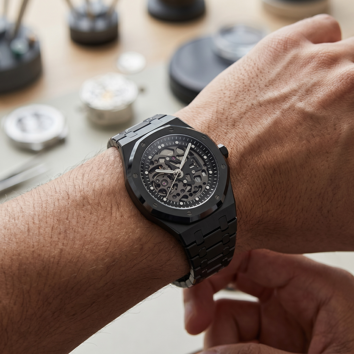 Royal Oak Black Skeleton