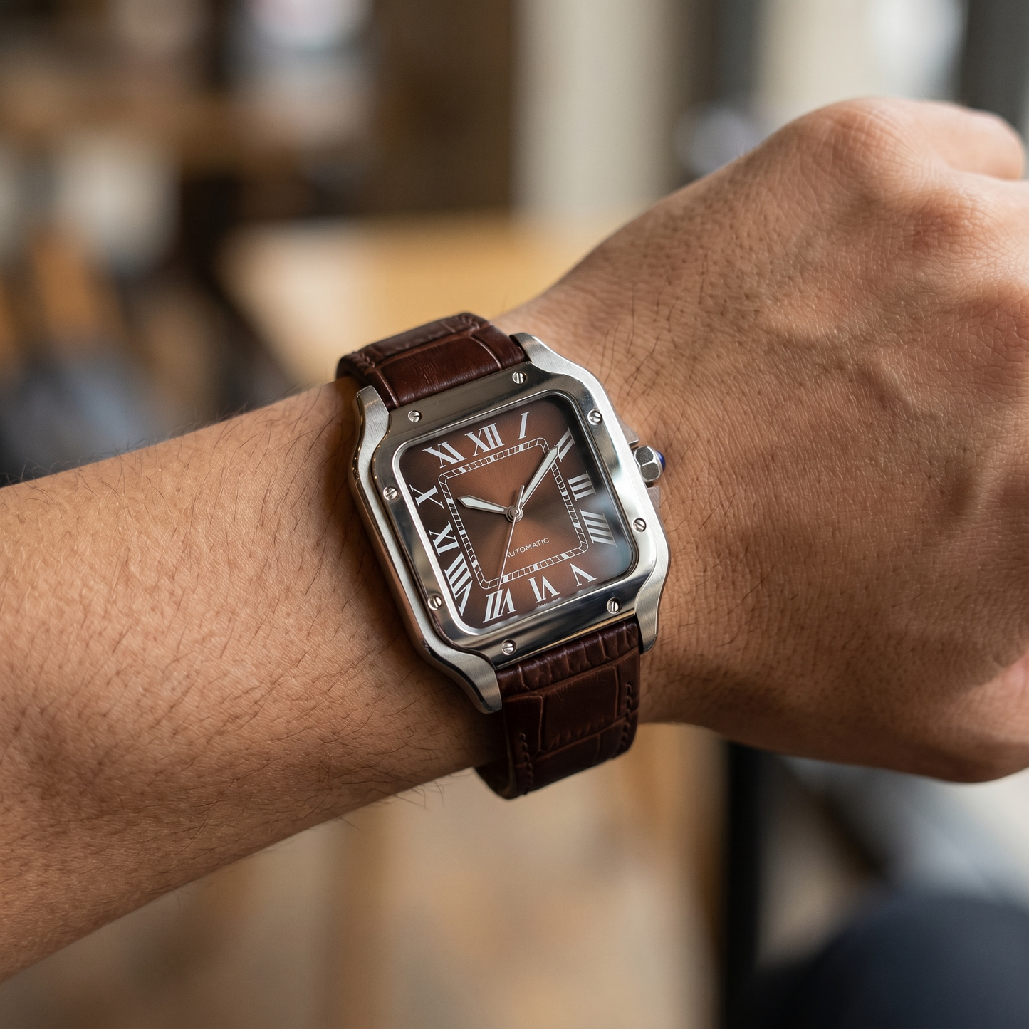 Santos Brown Leather