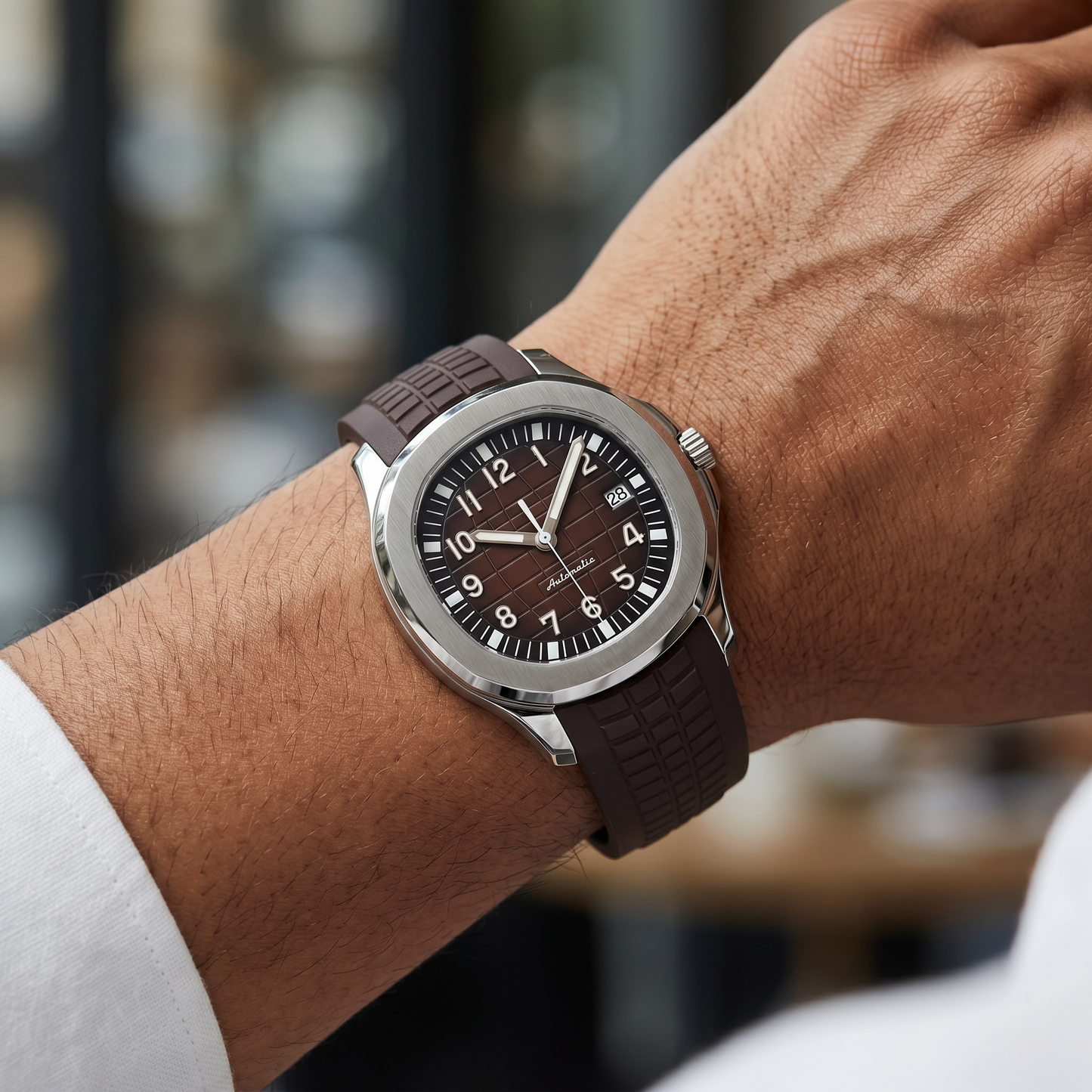 Aquanaut Silver & Brown