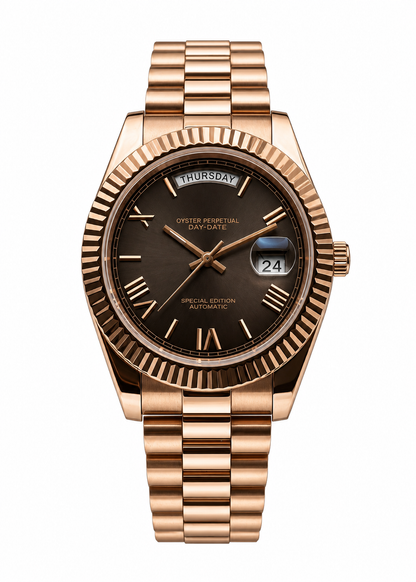 Day-Date Rose Gold Smoke Dial
