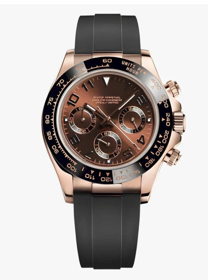 Daytona Chocolate & Rose Gold