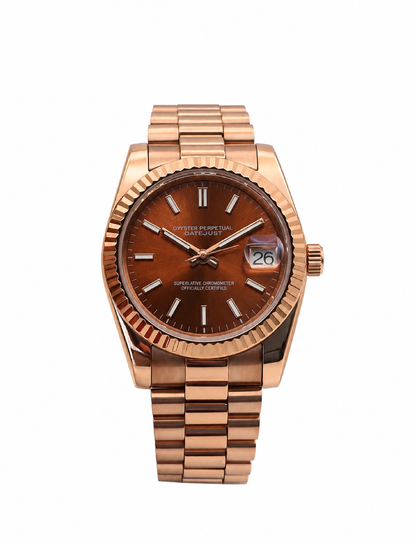 Datejust Rose Gold Chocolate