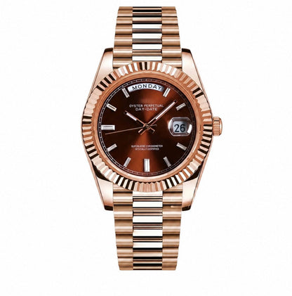 Day-Date Rose Gold & Chocolate