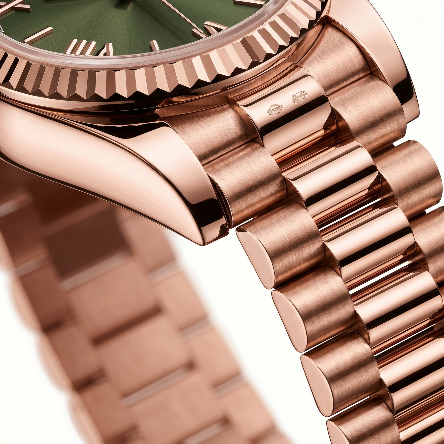 Day-Date Rose Gold & Olive