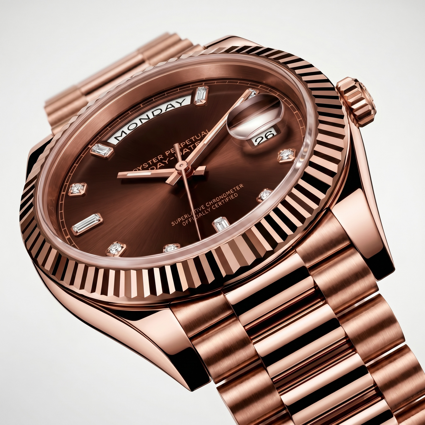 Day-Date Rose Gold & Chocolate