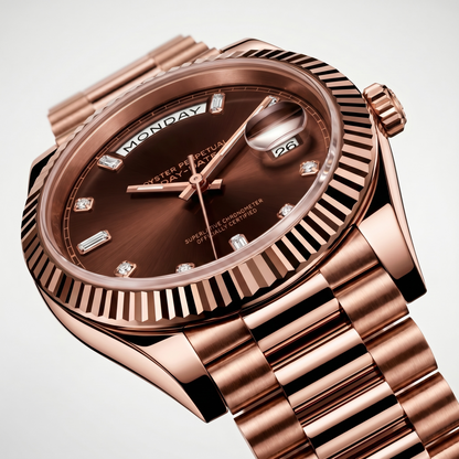 Day-Date Rose Gold & Chocolate