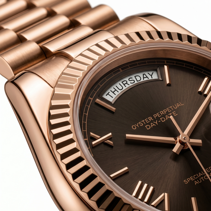 Day-Date Rose Gold Smoke Dial