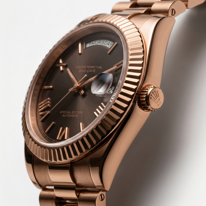 Day-Date Rose Gold Smoke Dial
