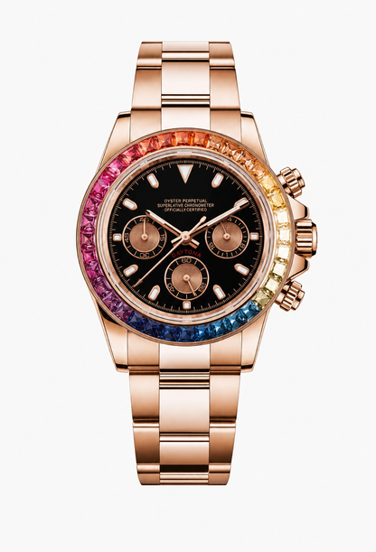 Daytona Rose Gold Rainbow