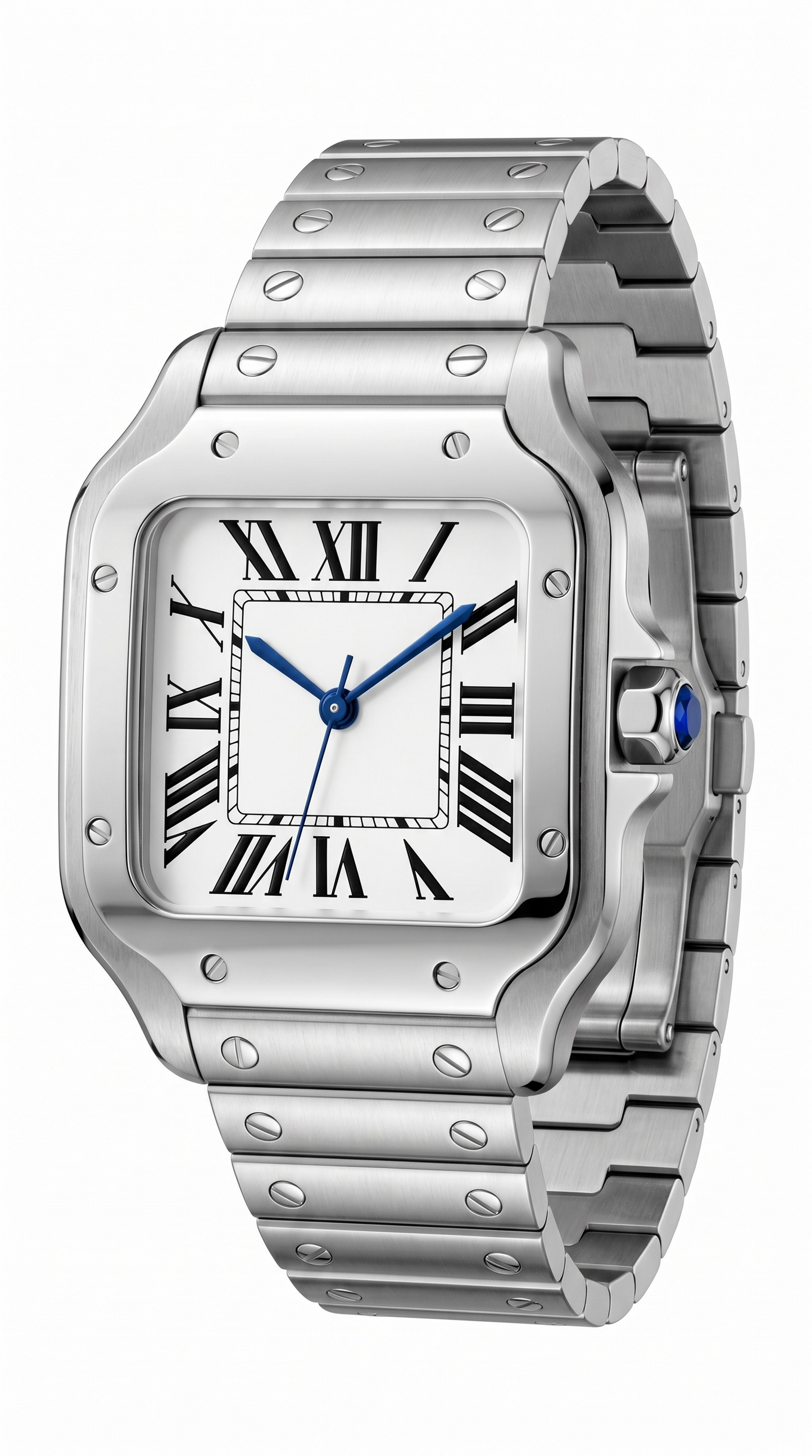 Santos White Dial