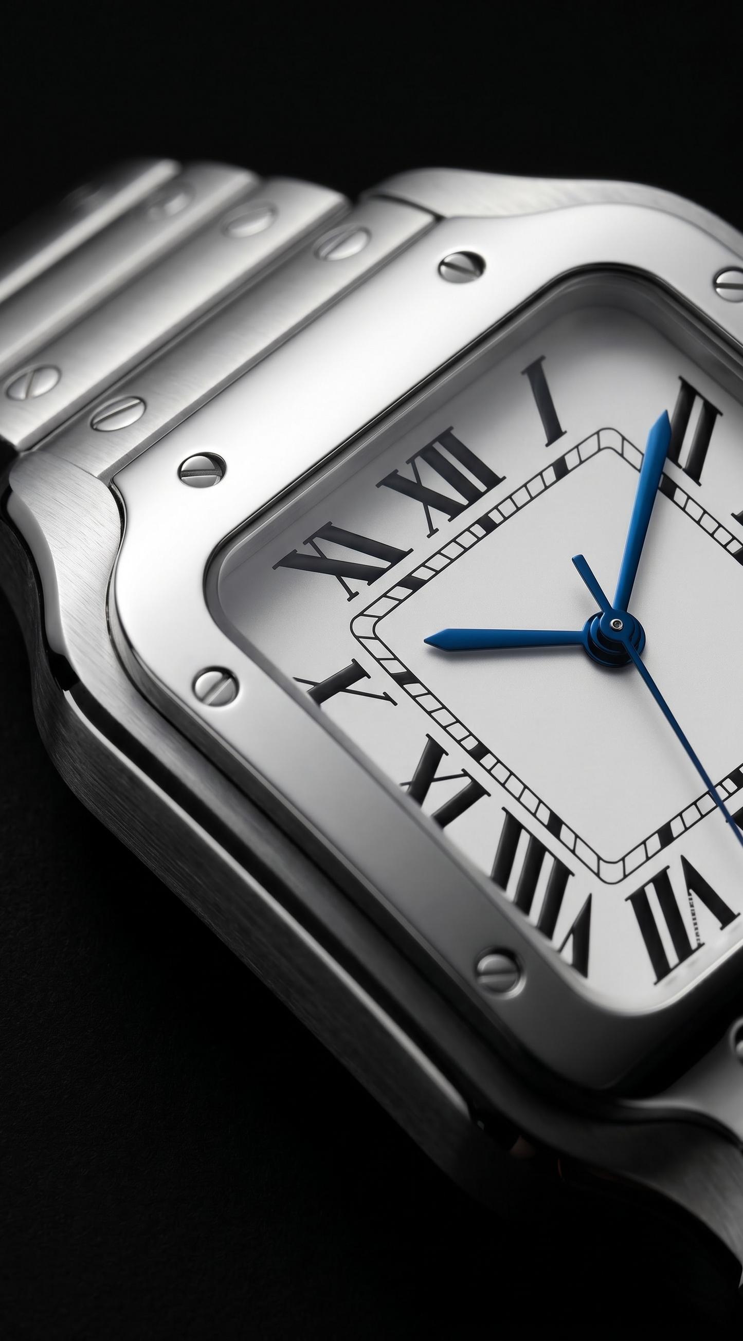 Santos White Dial