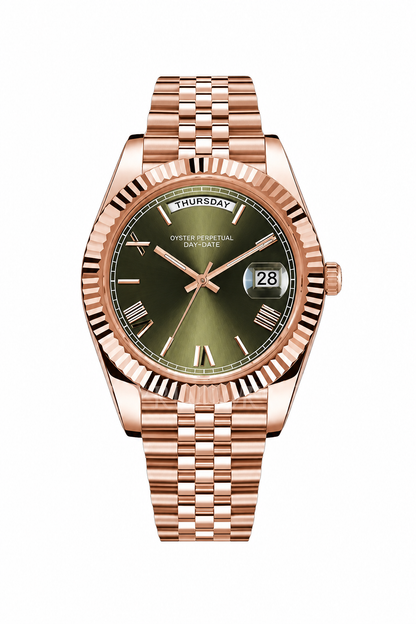 Day-Date Rose Gold & Olive