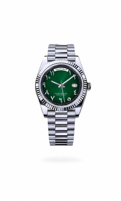 Day-Date Green Arabic Dial