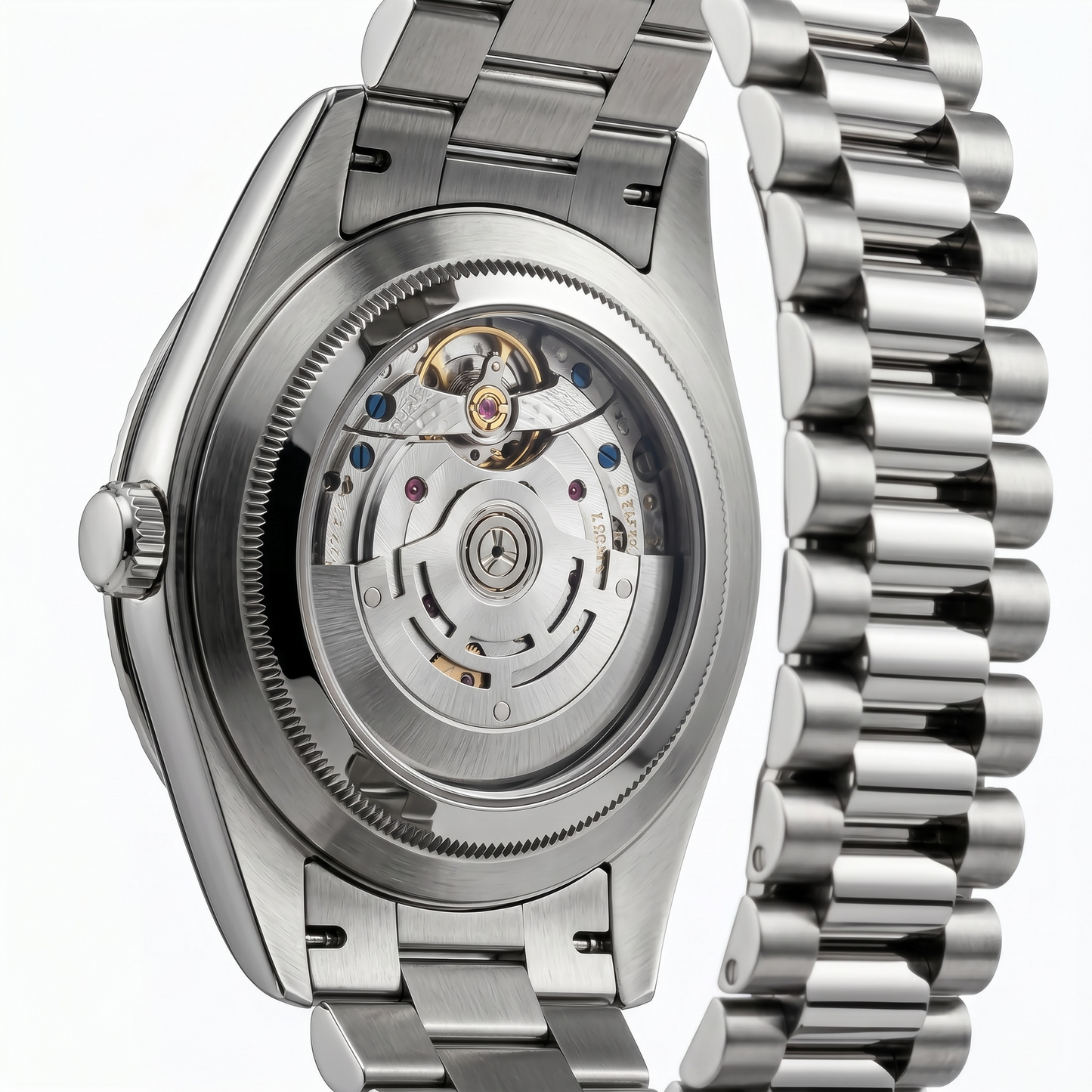 Day-Date Midnight Blue Baguette diamonds
