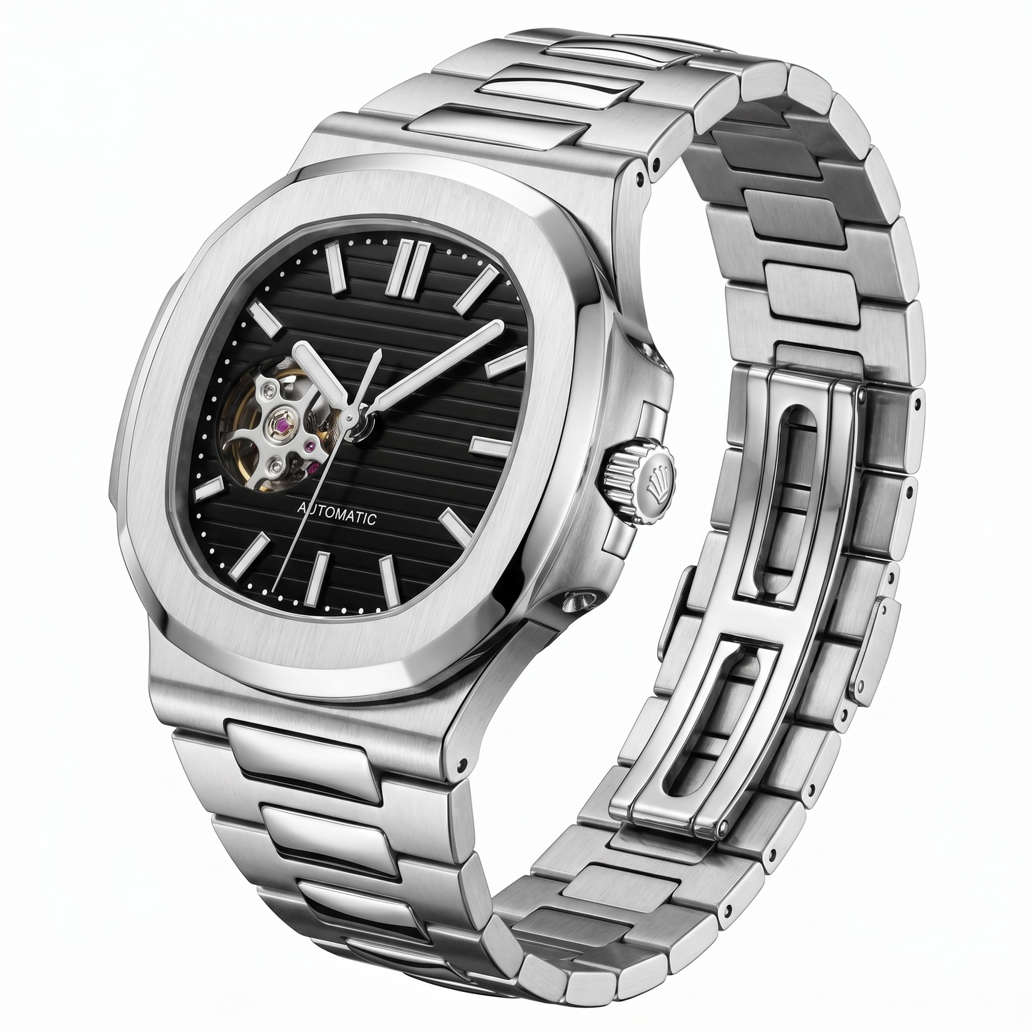 Nautilus Black Open Heart
