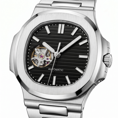 Nautilus Black Open Heart