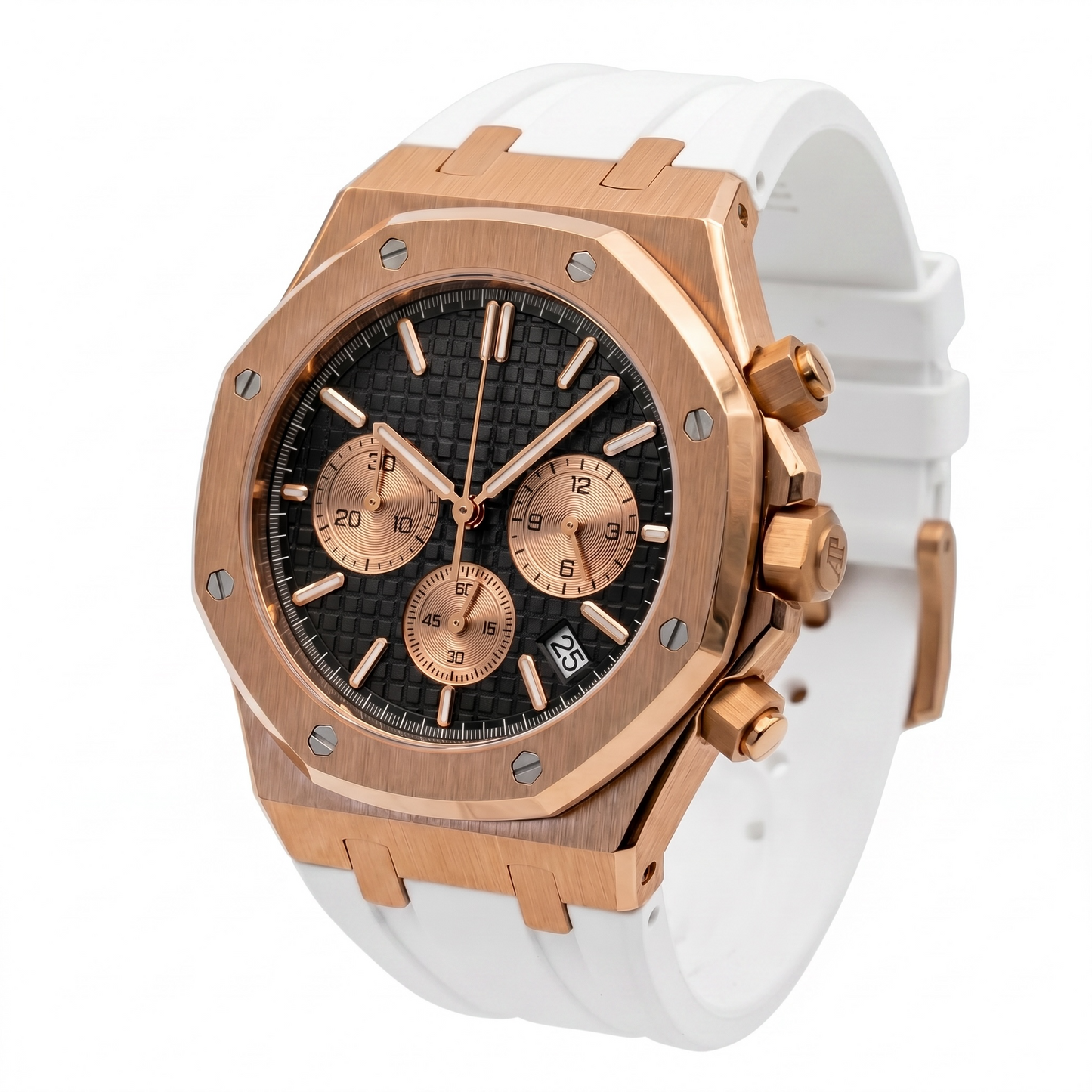 Royal Oak Rose Gold & White