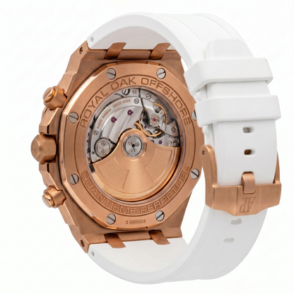 Royal Oak Rose Gold & White