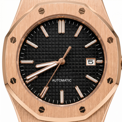 Royal Oak Rose Gold & Black