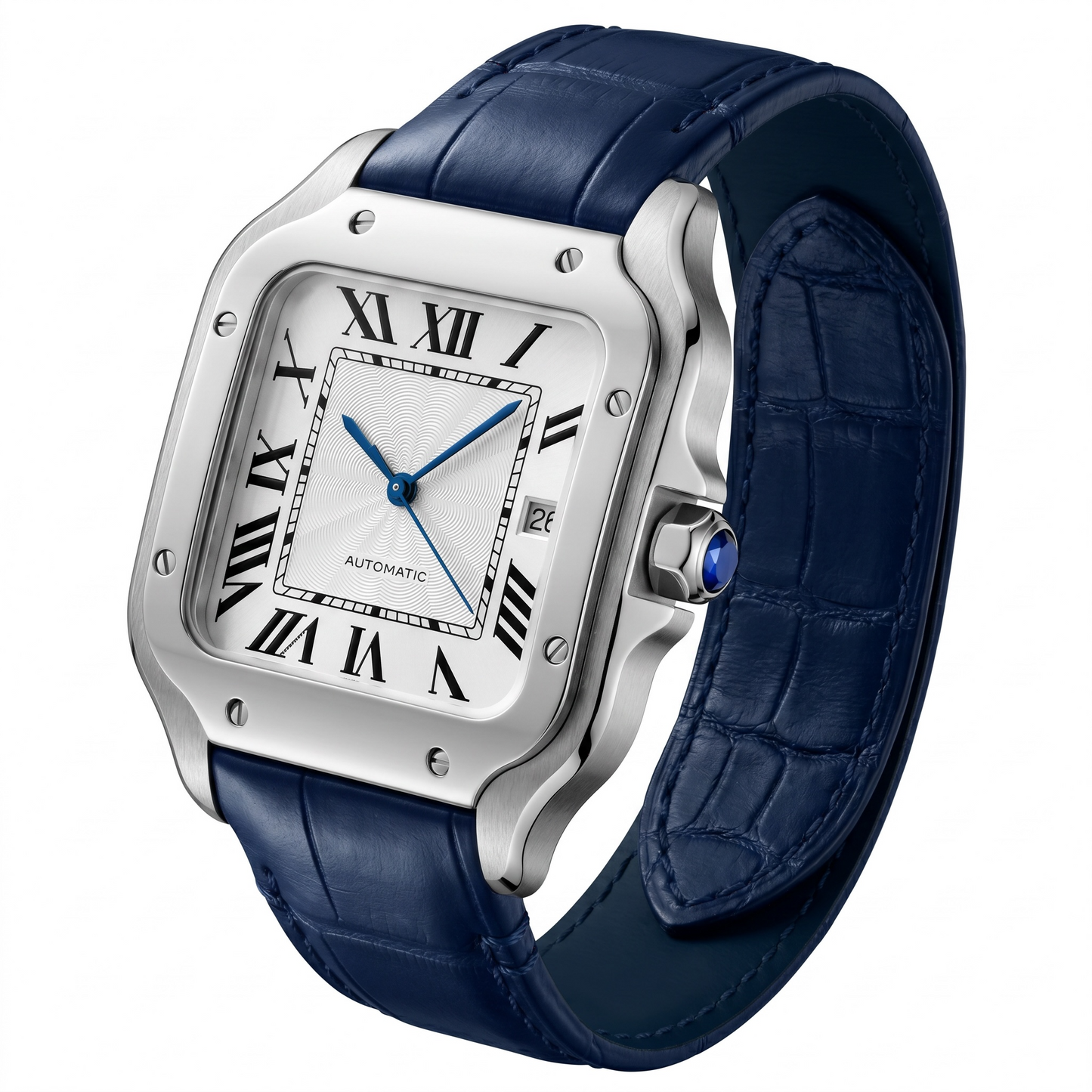 Santos Blue Leather