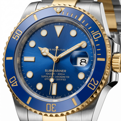 Submariner Two Tone Blue