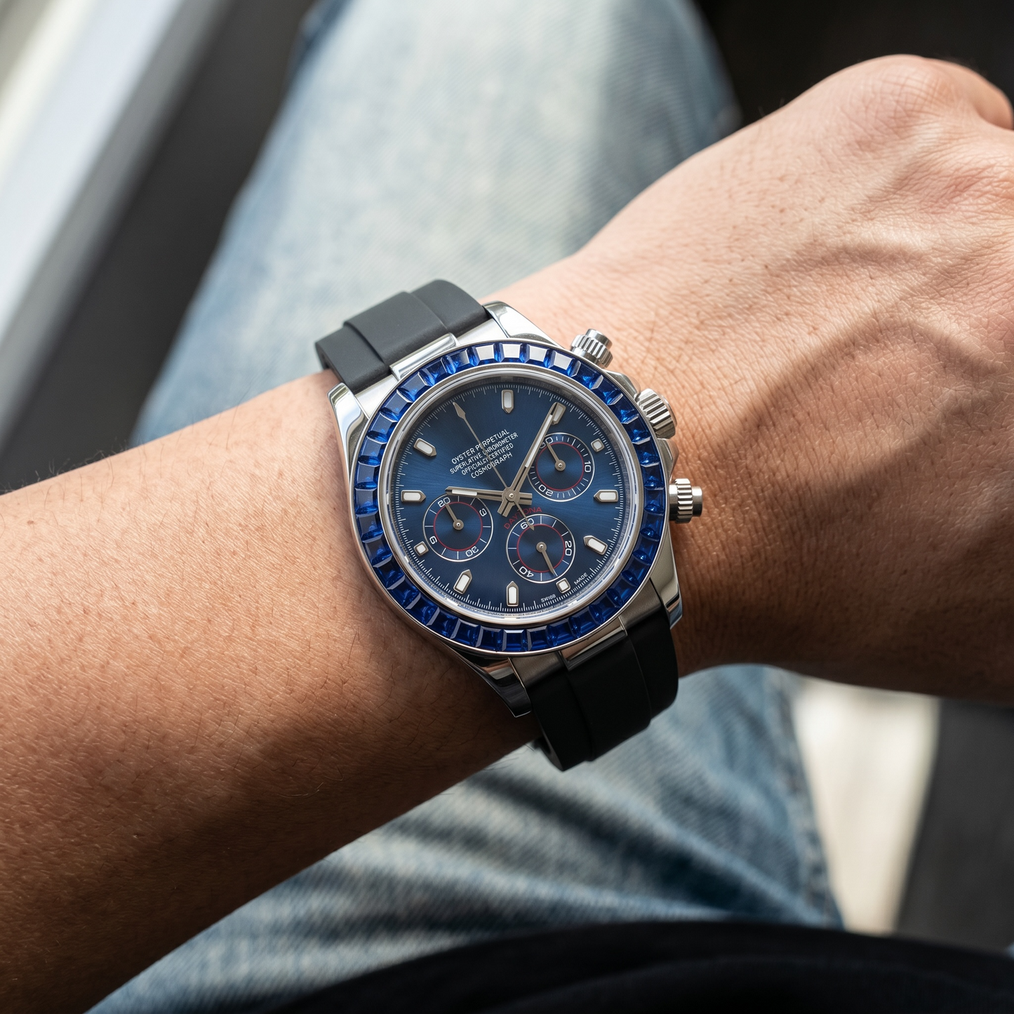 Daytona Sapphire Oysterflex