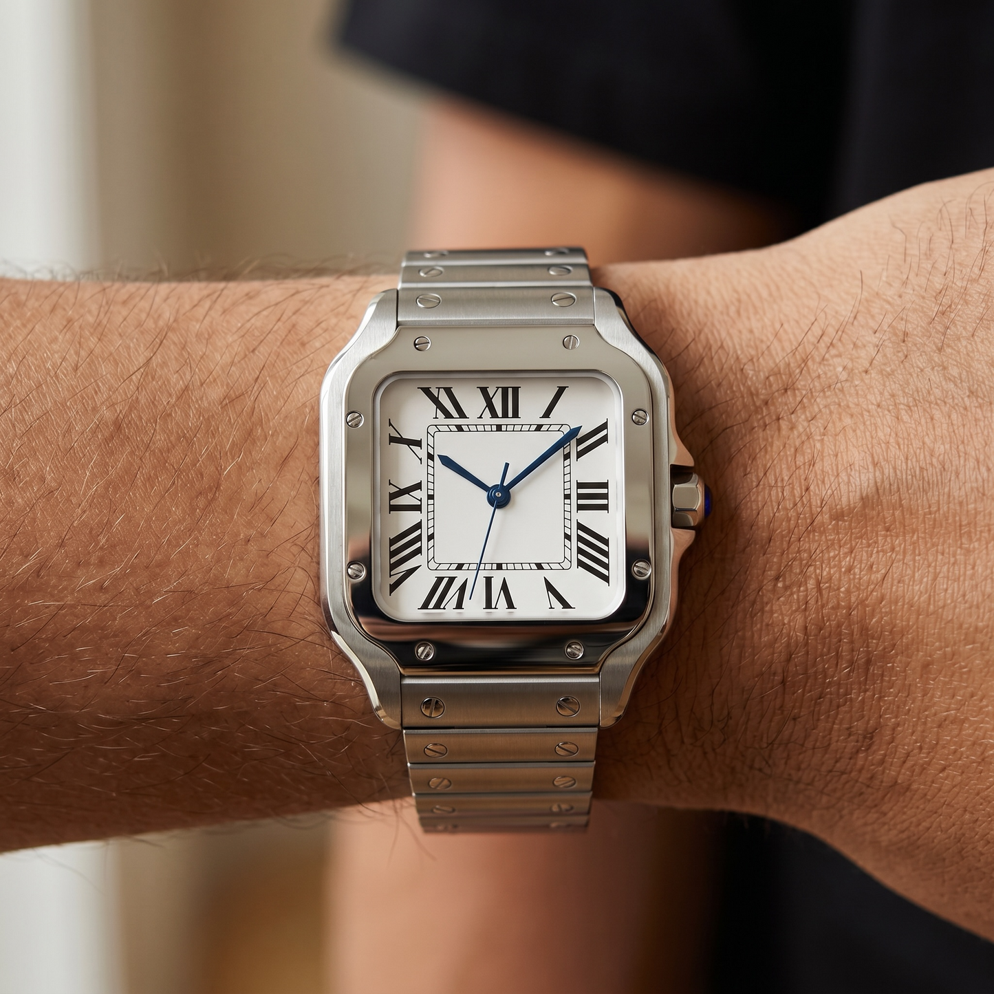 Santos White Dial