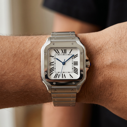 Santos White Dial
