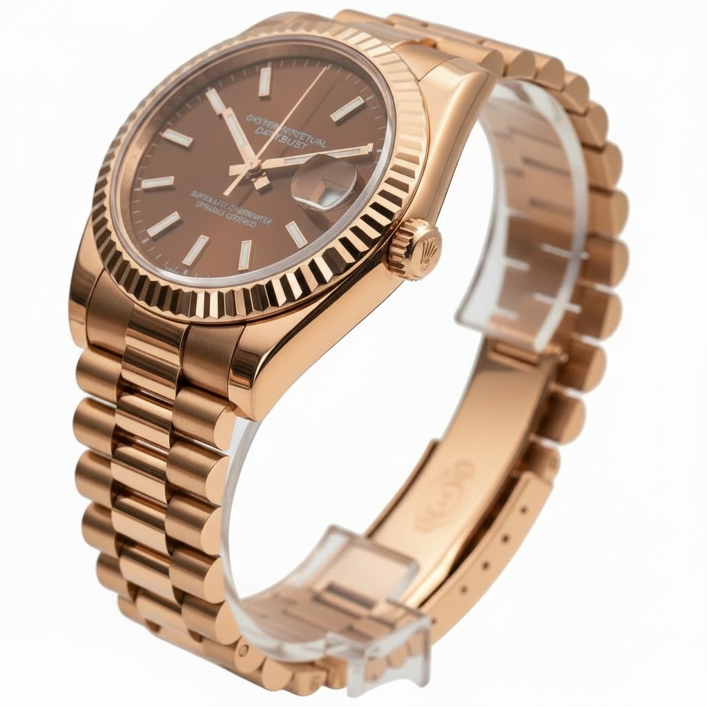 Datejust Rose Gold Chocolate