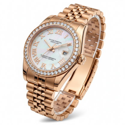 Datejust Mother of Pearl & Rose Gold