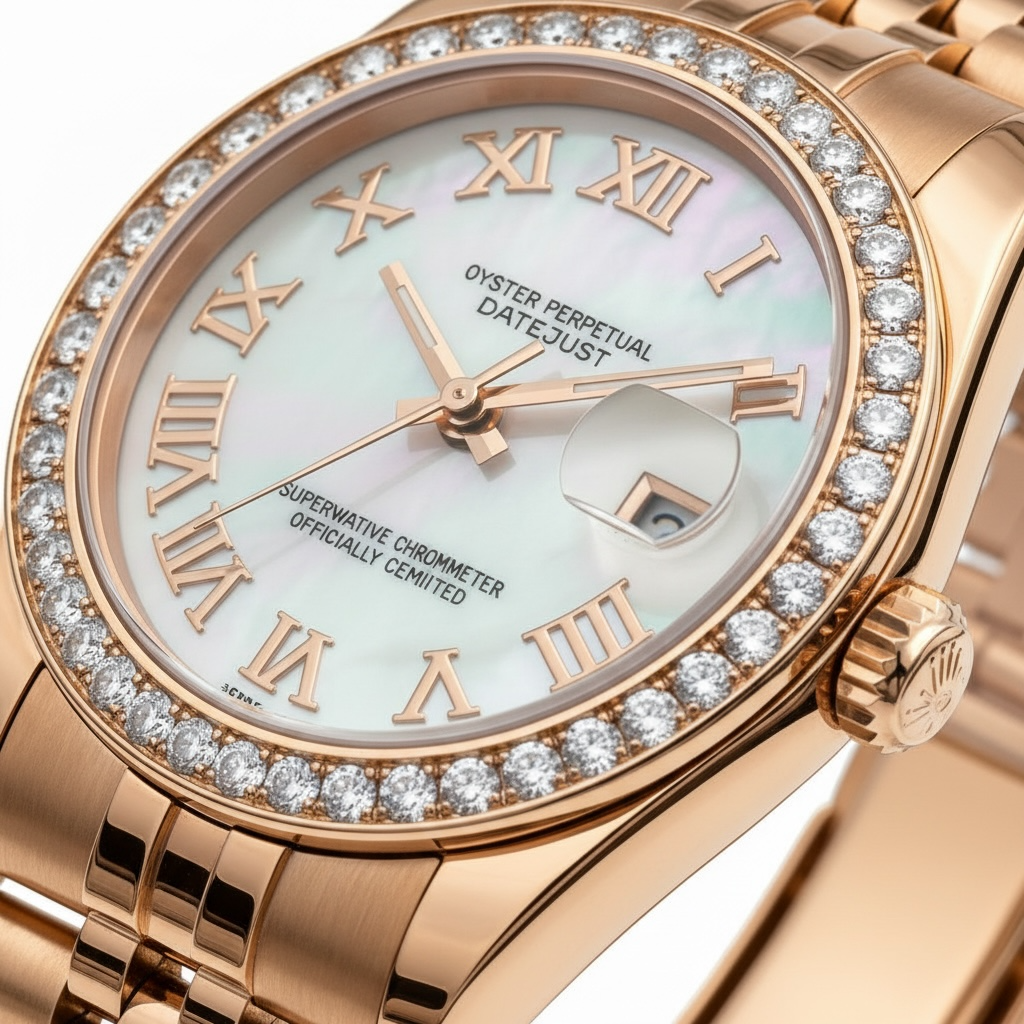 Datejust Mother of Pearl & Rose Gold