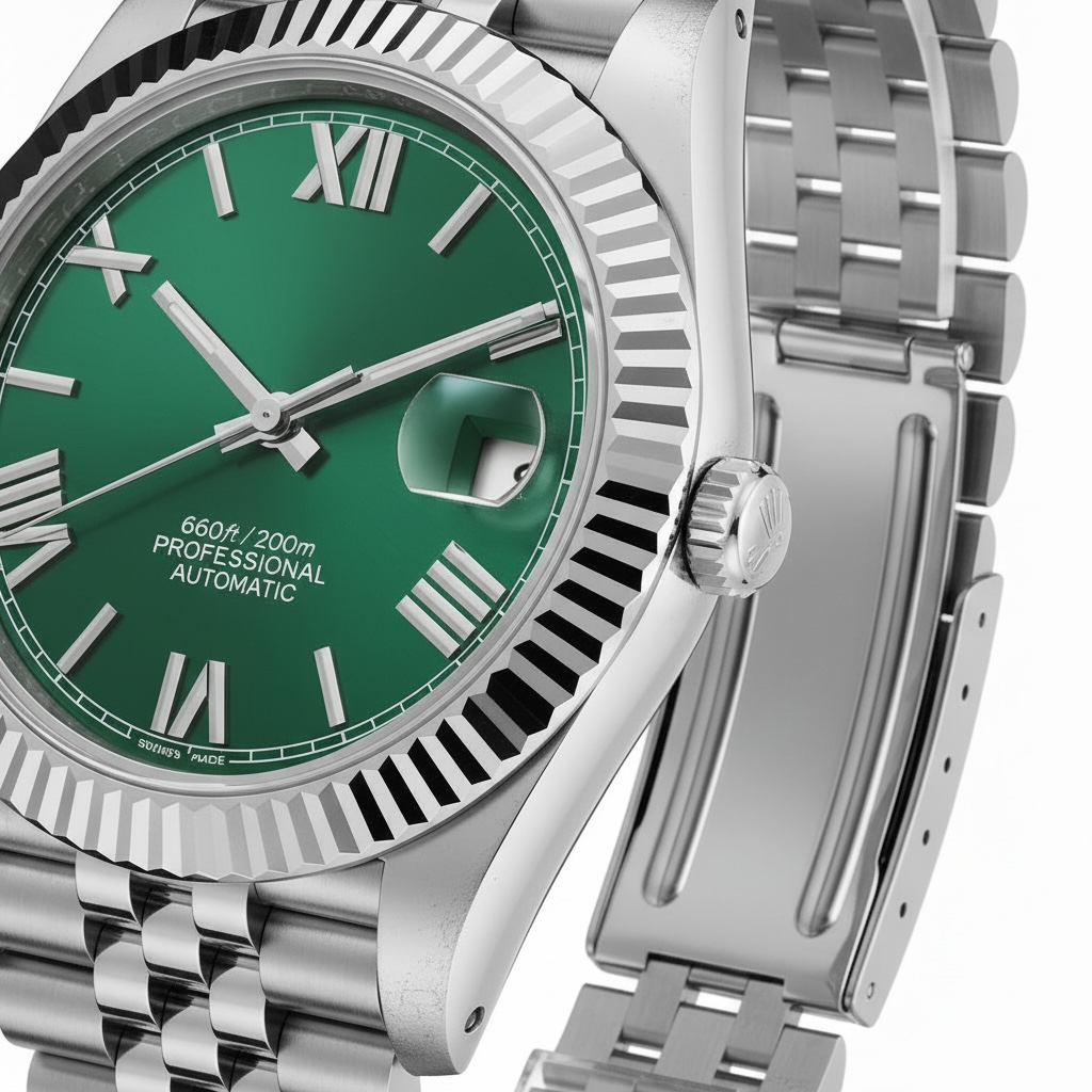 Datejust Green Roman Dial