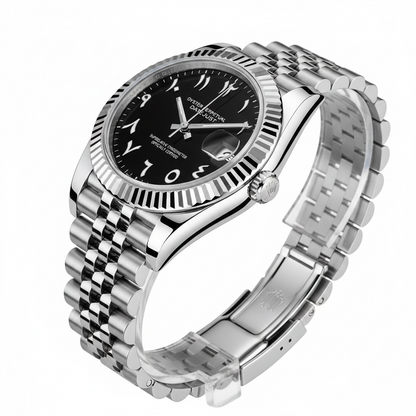 Datejust Black Arabic