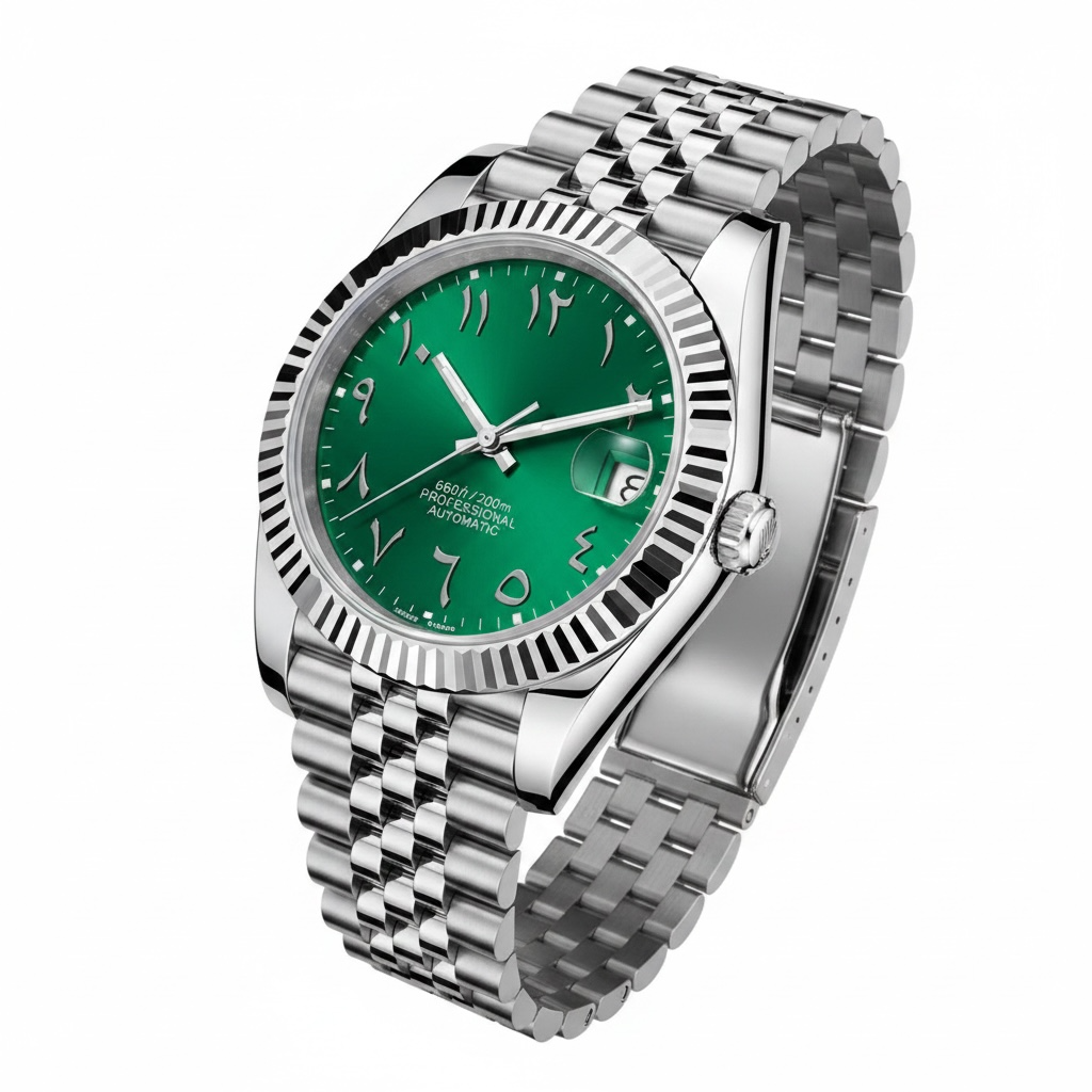Datejust Arabic Green