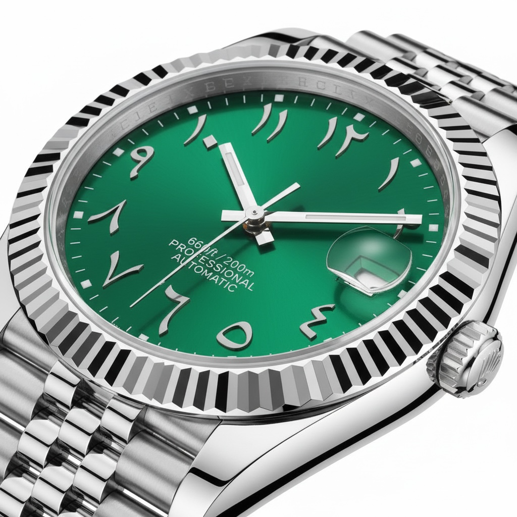Datejust Arabic Green