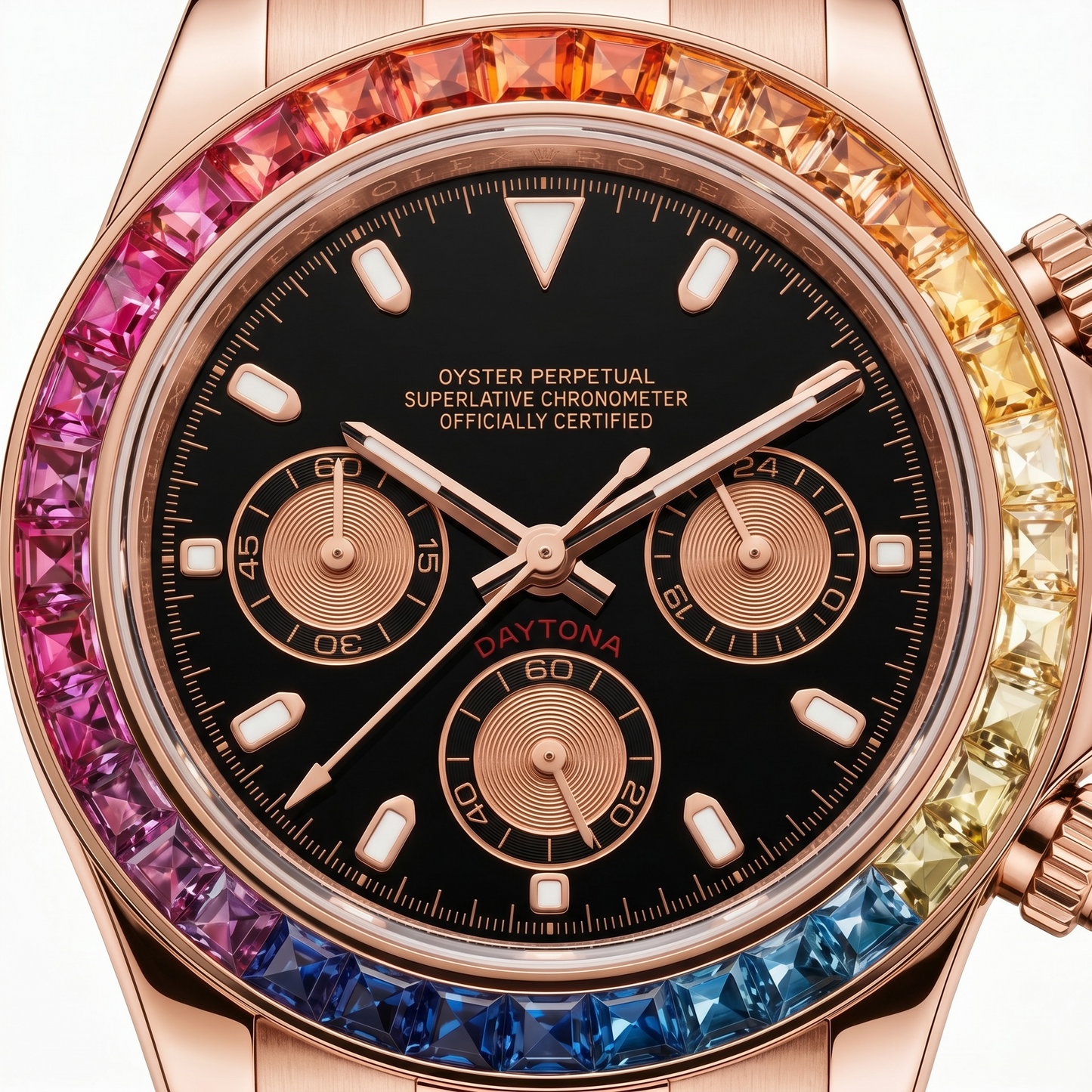 Daytona Rose Gold Rainbow