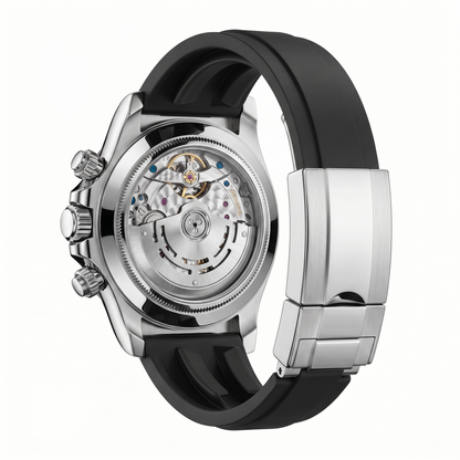 Daytona Black & Silver Oysterflex