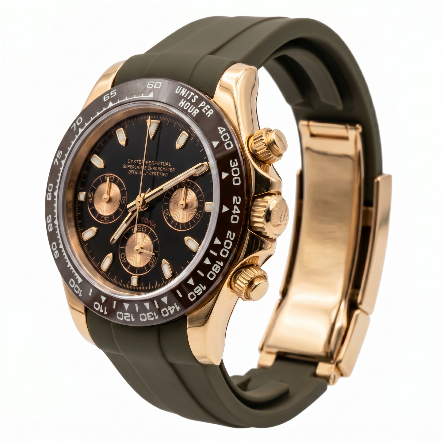 Daytona Mocha & Rose Gold