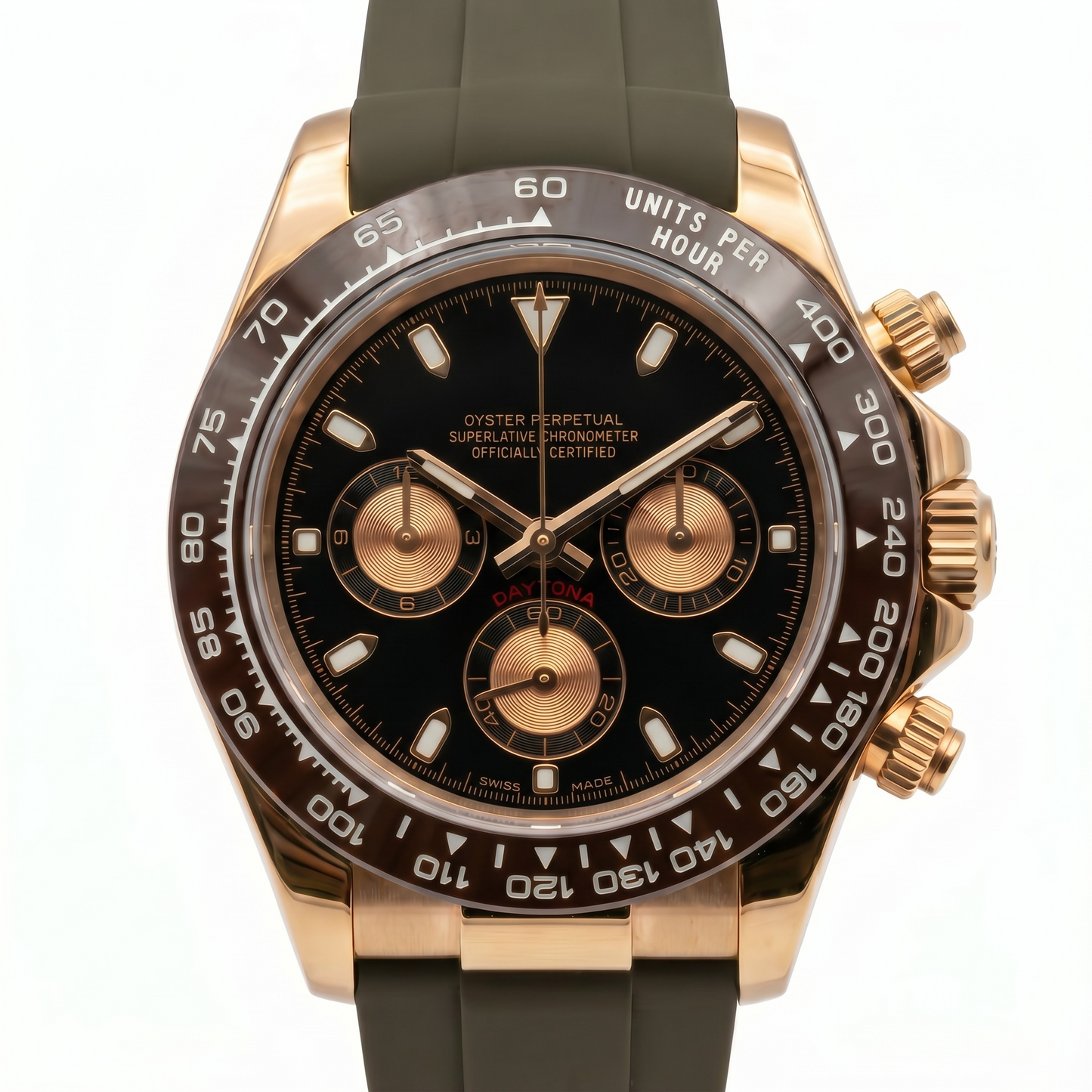 Daytona Mocha & Rose Gold