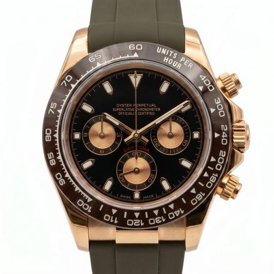 Daytona Mocha & Rose Gold