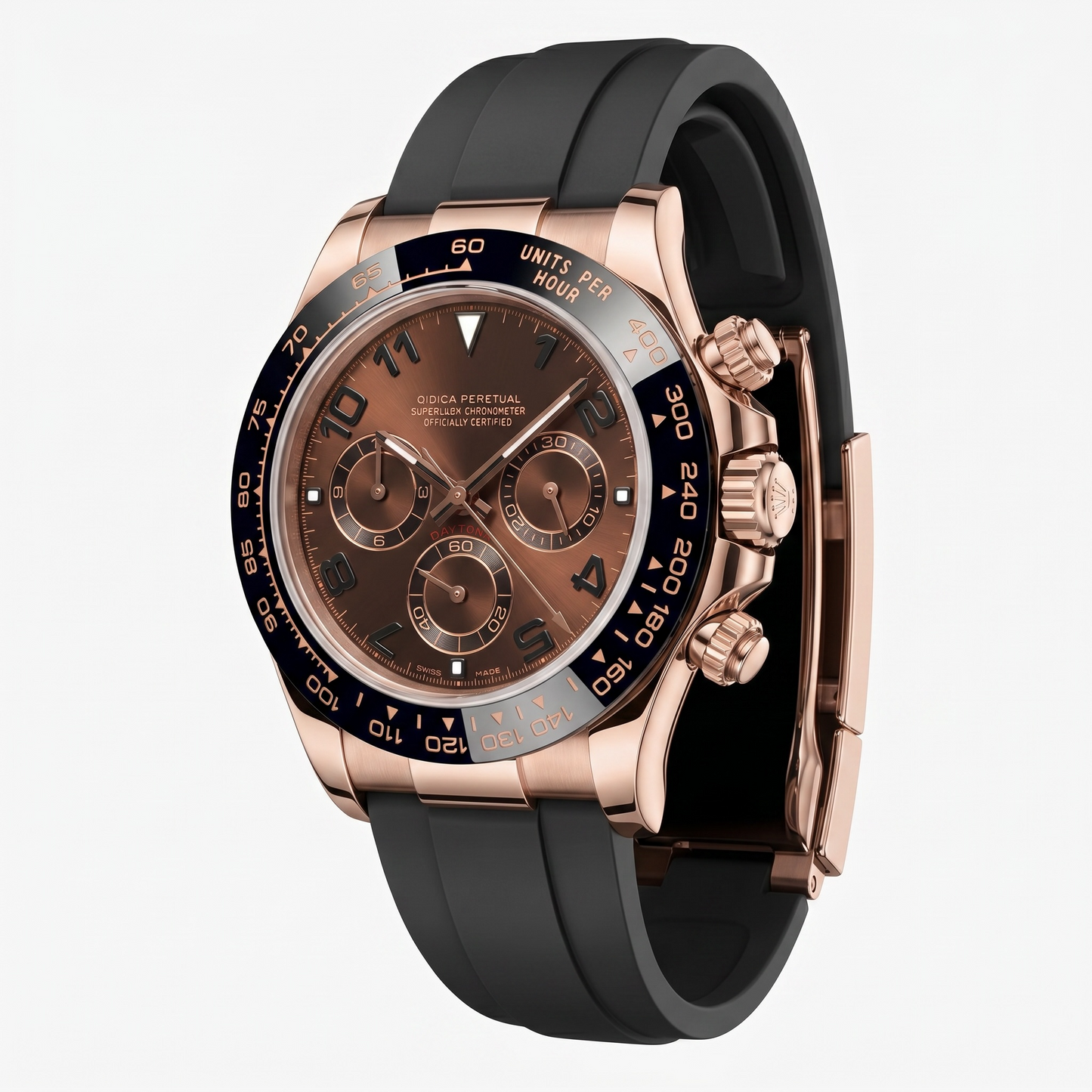 Daytona Chocolate & Rose Gold