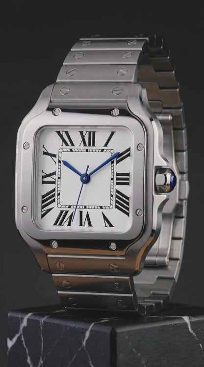 Santos White Dial